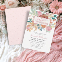 Baby In Bloom Terrakotta & Rosa Watercolor Blommig