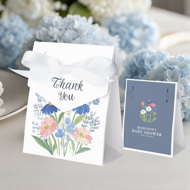 Baby in Bloom Thank You Wildflower Meadow Shower Presentaskar (Skapare uppladdad)