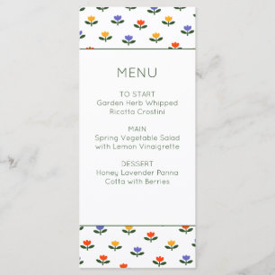 Baby in Bloom Tulip Trendig Modern Bebis-fest Meny