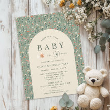 Baby in Bloom Whimsical Wildblomme Baby Shower