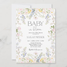 Baby in Bloom Wildflower Baby Shower Flicka