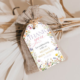 Baby In Bloom Wildflower Presentkort för Baby Show Presentetikett