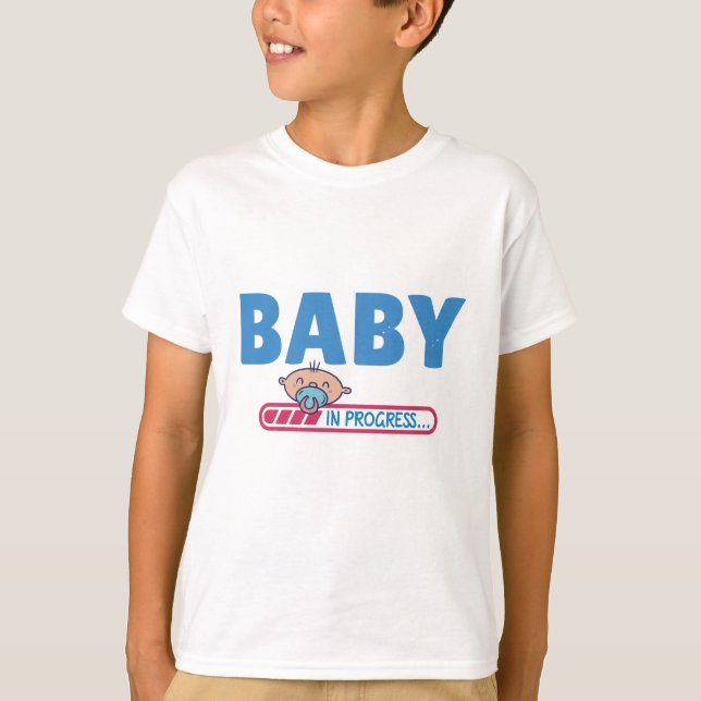 Baby in progress t shirt (Framsida)