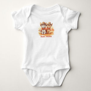 Baby/Infant Onsie, tema Kittens Cowboy T Shirt