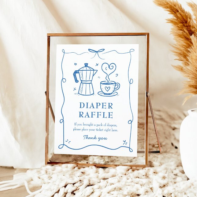 Baby is Brewing Baby Shower Diaper Raffle Game Poster (Skapare uppladdad)