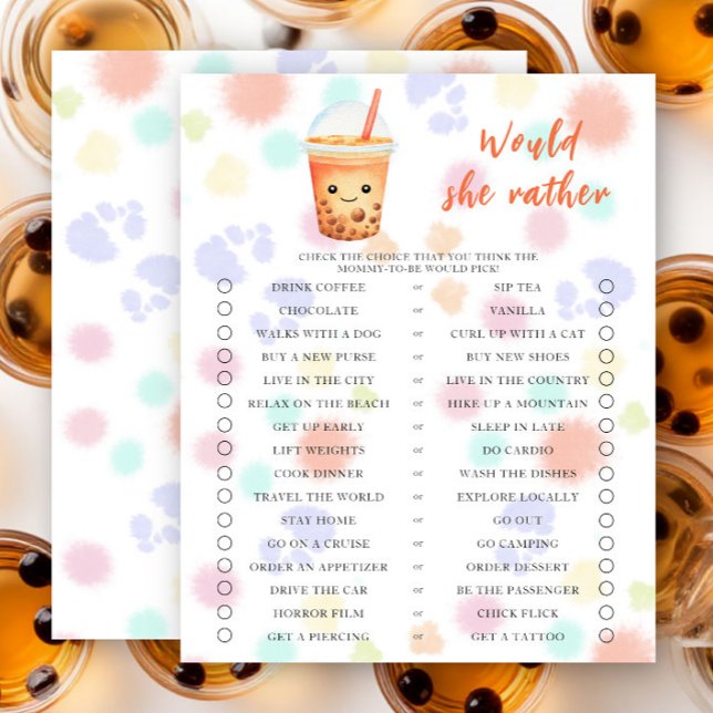 Baby is brewing bubble tea Would she rather (Skapare uppladdad)