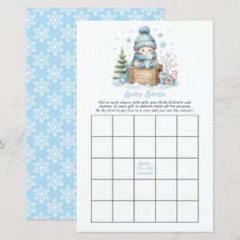 "Baby It’s Cold Outside!" Baby Shower Bingo Spel