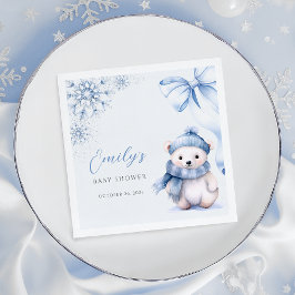 Baby It’s Cold Outside Polar Bear Napkins Pappersservett