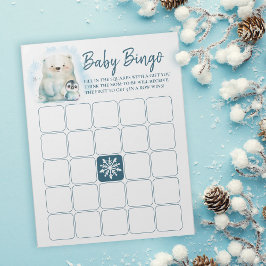 Baby It's Cold Outside Baby Bingo Anteckningsblock