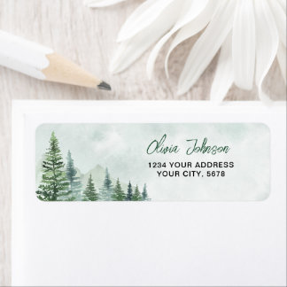 Baby it's Cold Outside Baby Shower Address Returadress Etikett