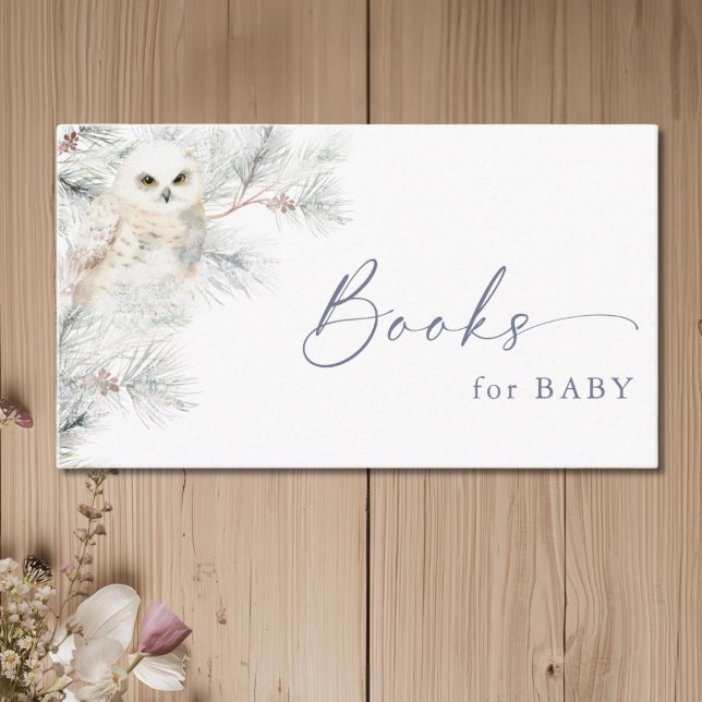 Baby It's Cold Outside Baby Shower Böcker för Bebi Tilläggskort (Skapare uppladdad)