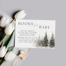 Baby It's Cold Outside Baby Shower Bok Begäran Anteckningskort