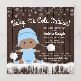 Baby it's Cold Outside Baby Shower Inbjudan