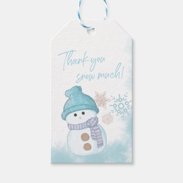 Baby It's Cold Outside Baby Shower Märken Presentetikett (Framsidan)