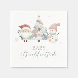 Baby Its Cold Outside Baby Shower Pappersservett