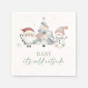 Baby It's Cold Outside Baby Shower Pappersservett