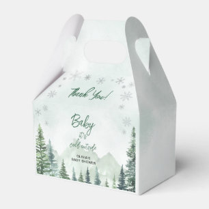 Baby it's Cold Outside Baby Shower Tack Presentaskar