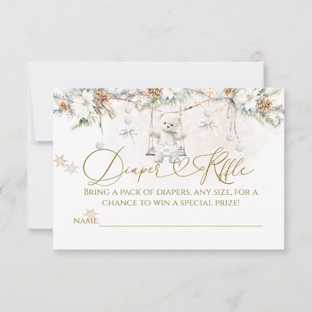 Baby Its Cold Outside Clothest Line Baby Shower Inbjudningar (Framsida)