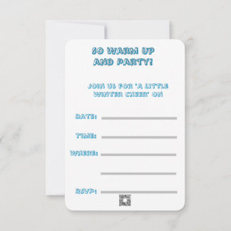 Baby It's Cold Outside! Festartiklar Inbjudningar