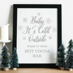 Baby It's Cold Outside Hot Cocoa Bar blir Poster