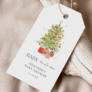 Baby It's Cold Outside Jul Baby Shower Presentetikett