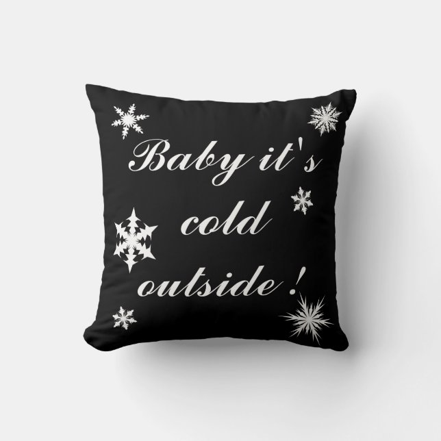 Baby it's Cold Outside-kudde Kudde (Framsida)