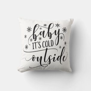 Baby It's Cold Outside Kuddinkast Kudde