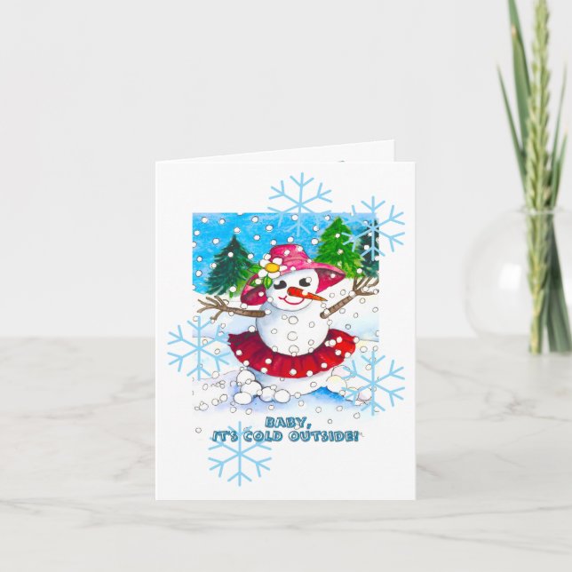 Baby It's Cold Outside! Party Supplies Inbjudan (Framsida)