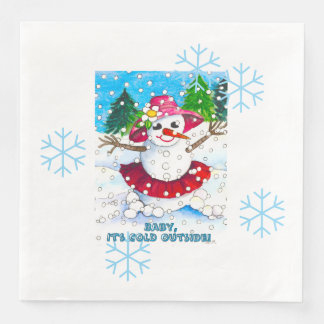 Baby It's Cold Outside! Party Supplies Pappersservett