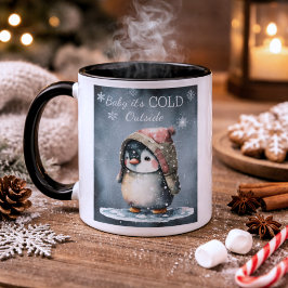 Baby It's Cold Outside Pingvin  Mugg