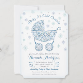 Baby It's Cold Outside, Pojk Babyshower Inbjudan