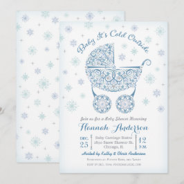 Baby It's Cold Outside, Pojk Babyshower Inbjudan