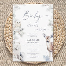 Baby It's Cold Outside QR-kod Baby Shower