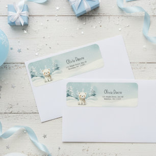 Baby, It's Cold Outside returadressetiketter Returadress Etikett