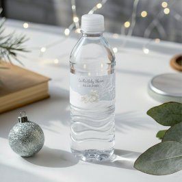 Baby, It's Cold Outside Teddy Bear Wonderland  Vattenflaska Etikett