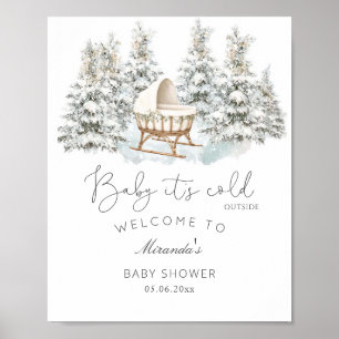 Baby It's Cold Outside Välkommen Poster