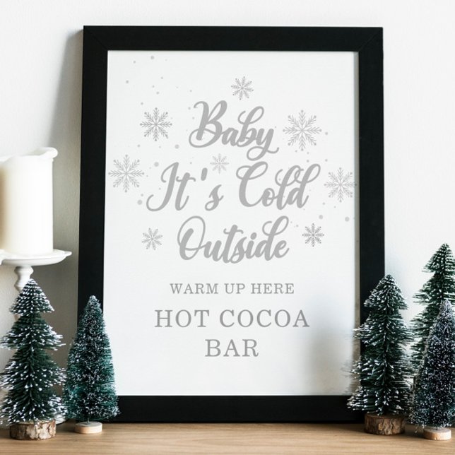 Baby It's Cold Outside Varm Choklad Bar Poster (Skapare uppladdad)