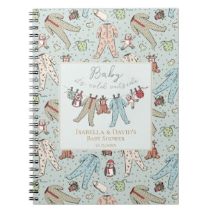 Baby It's Cold Outside Vinter-Baby Shower Anteckningsbok