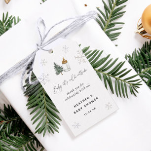 Baby It's Cold Outside Vinter Baby Shower Gåvor Presentetikett