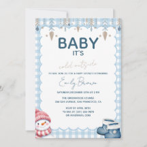 Baby It's Cold Outside Vinter Baby Shower