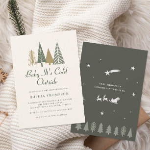 Baby It's Cold Outside Vinter-Baby Shower Inbjudningar