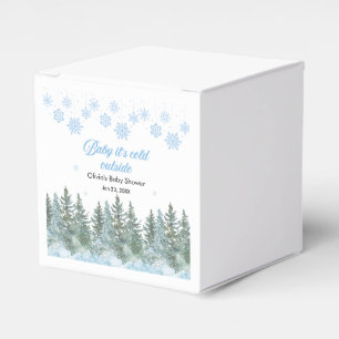 Baby It's Cold Outside Vinter Bebis Dusch Presentaskar