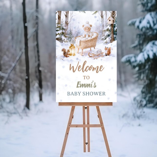 Baby, It's Cold Outside Vinter Skog  Poster (Skapare uppladdad)