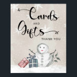 Baby it's cold outside winter cards and gifts poster<br><div class="desc">Baby it's cold outside winter cards and gifts Poster.
View the collection link on this page to see all of the matching items in this beautiful design.</div>