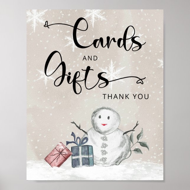 Baby it's cold outside winter cards and gifts poster (Framsidan)