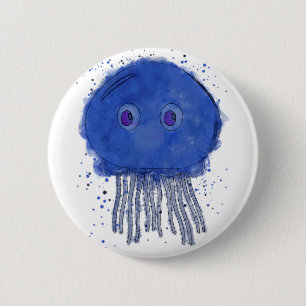 Baby Jellyfish Watercolor Knapp