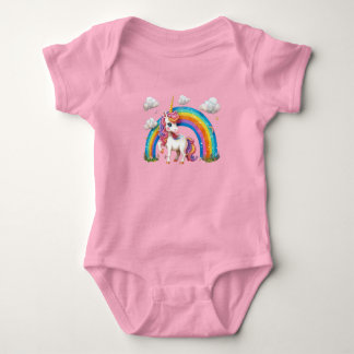 Baby Jersey Bodydräkt Fairytale Unicorn T Shirt
