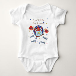 Baby Jersey Bodydräkt "Tootin'Cowboy" Personalize T Shirt