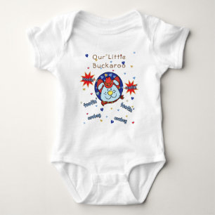 Baby Jersey Bodydräkt "Tootin'Cowboy" Personalize T Shirt
