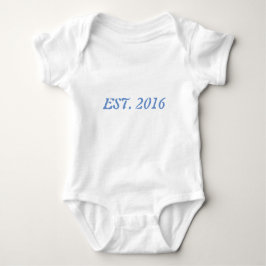 Baby Jersey Bodydräkt, vit Etablerad 2017 T-shirt